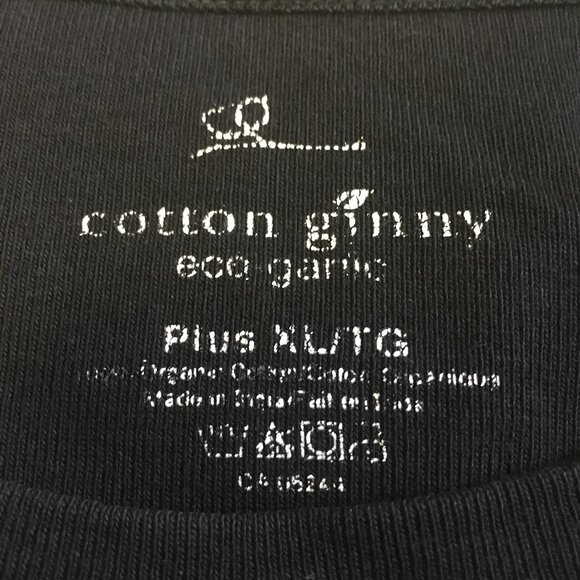 Soft Black 100% Organic Cotton T-Shirt - Picture 7 of 12